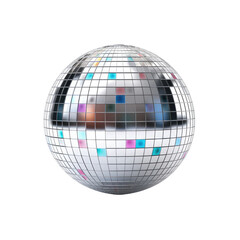 Disco Ball isolated on transparent background