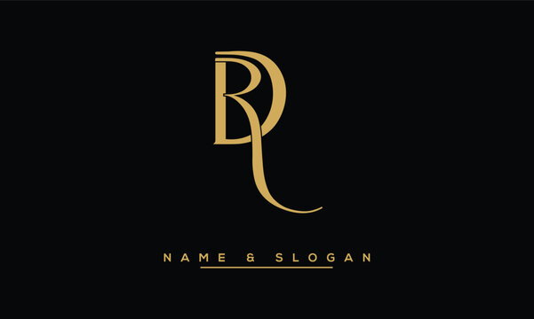 DR,  RD,  D,  R  Abstract  Letters  Logo  Monogram