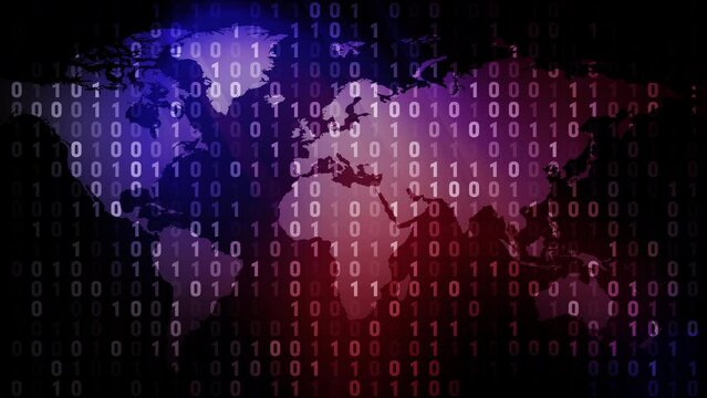 Evolution of software engineering computer code and binary numbers in cyber security landscape. Computer viruses and bot programs cyber defense strategies in world of binary data and technology