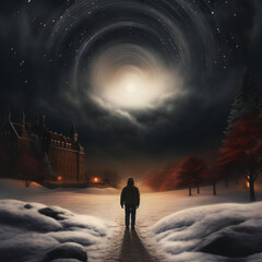 Obraz premium winter in the park