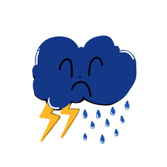 cloud with rain drops