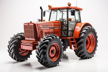 Obraz premium tractor isolated on white