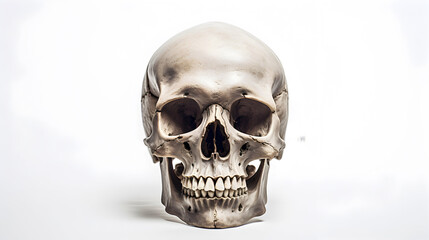 Obraz premium Skulls on white background