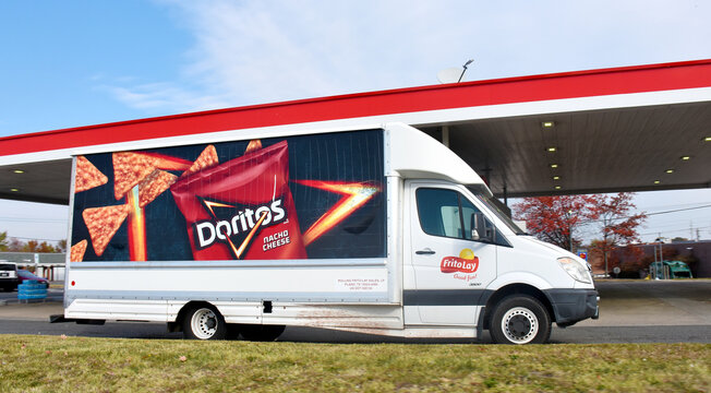 Parked Doritos Delivery Truck