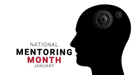 National Mentoring month. motion design
