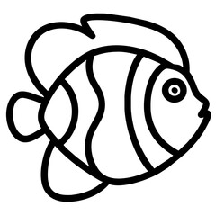 illustration clown fish