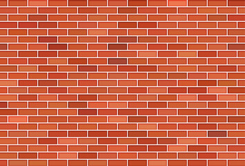 Brown brick wall background 