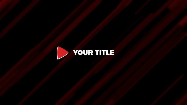 Play The Video Title Intro Opener