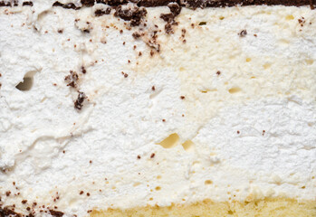 White dessert texture.