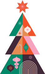 Geometric Christmas Tree