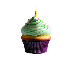 birthday cupcake