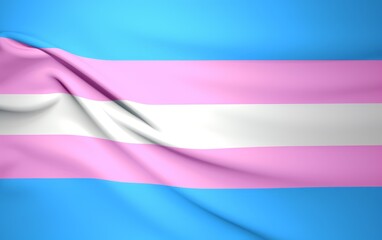 Fondo con los colores del colectivo de personas transgénero. Dia internacional de las personas trans.  - obrazy, fototapety, plakaty