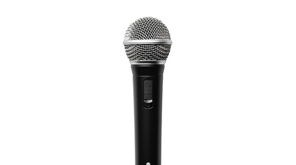 microphone isolated on white transparent background