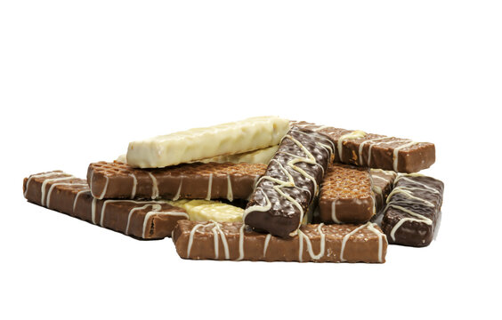 chocolate diversity isolated on transparent background
