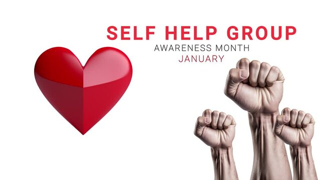 Self Help group awareness month. motion design
