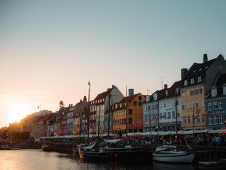 Fototapeta premium Copenhagen at sunset