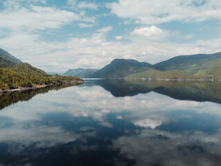 lake in the mountains