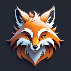 Obraz premium 3d logo of a fox