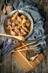 Fototapeta premium Stewed pork shoulder.