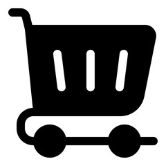 Shopping cart icon for retail and e-commerce © Ian Banyuke