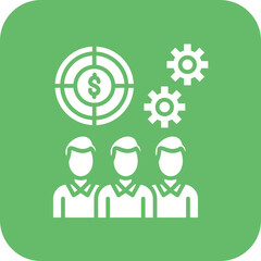 Team Building Line Icon