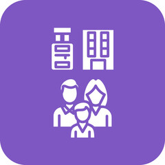 Traveler Family Line Icon