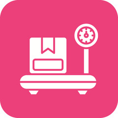Delivery Weighing Line Icon