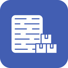 Warehouse Management System Line Icon