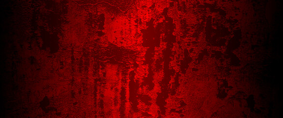 Vector Scary bloody wall, horror or halloween concept background. - obrazy, fototapety, plakaty