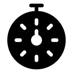 Stopwatch icon for precise timing and efficiency