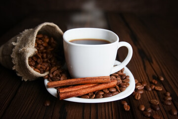 a coffee bean bag