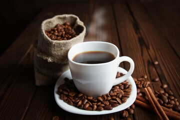 a coffee bean bag