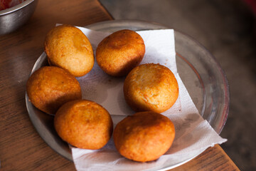 Photograph of typical Peruvian dish 