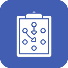 Strategy Board Line Icon