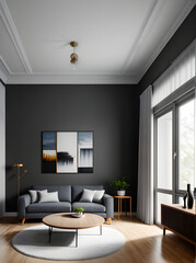 realistic interior design living room shot. - 675391700