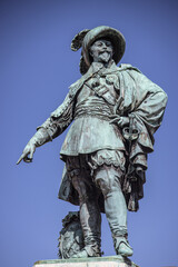 Bronze statue of King Gustav II Adolf, Gustaf Adolfs torg, Gothenburg, Sweden