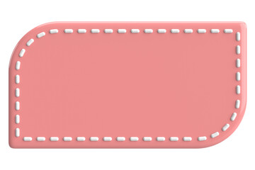 Price tag. Price label. 3D illustration.