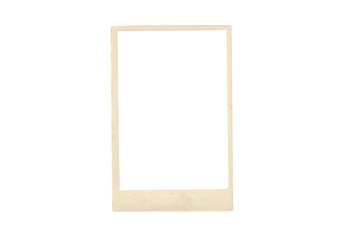 old photo frame texture png isolated picture postcard border