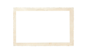 old photo frame texture png isolated picture postcard border