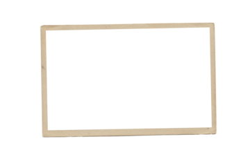 old photo frame texture png isolated picture postcard border