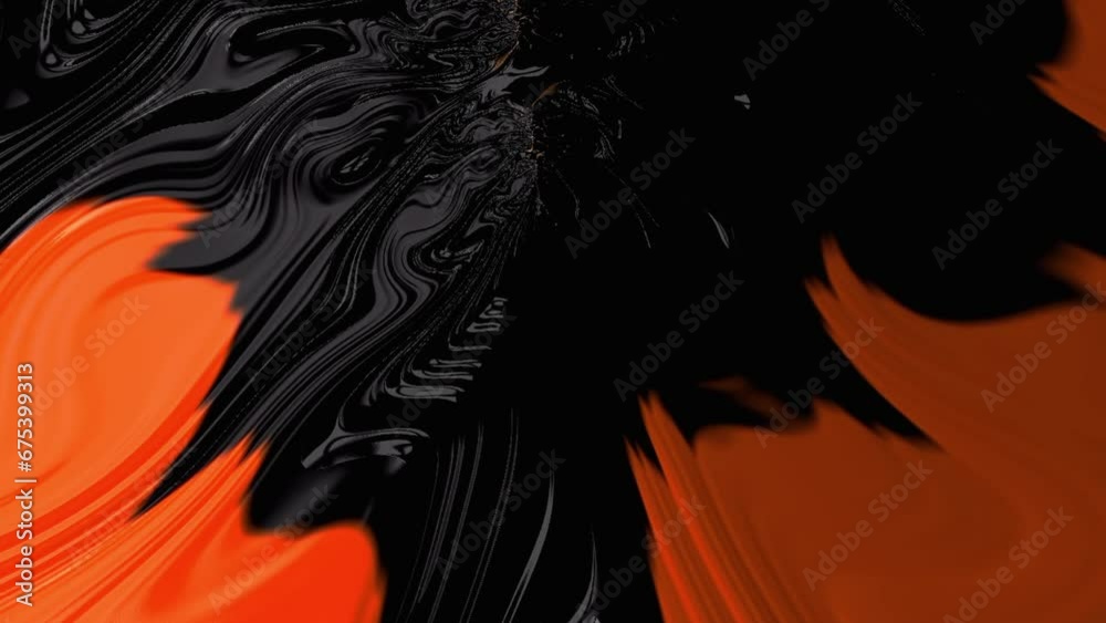 Canvas Prints luxury gold metalic liquid color flow on black marble texture. modern loop able background animation
