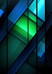 black green blue abstract geometric presentation
