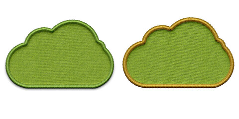 Embroidery shape background