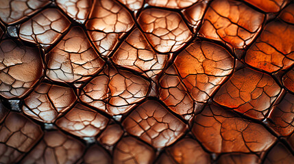 Worn leather texture, Aged to perfection, Fine grains and scars with deep patina - obrazy, fototapety, plakaty