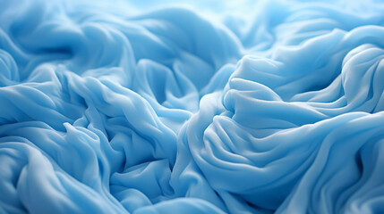 Obraz premium blue silk background HD 8K wallpaper Stock Photographic Image