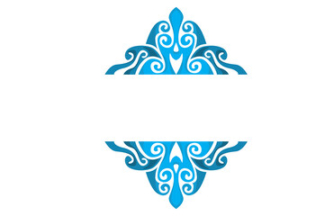 Swirl Ornament Border With Transparent Background