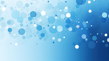 Minimalist Blue Dots on Abstract Background