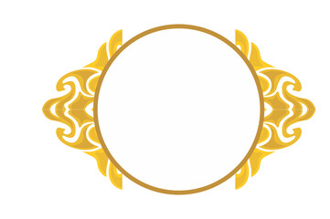 Wave Ornament Border With Transparent Background