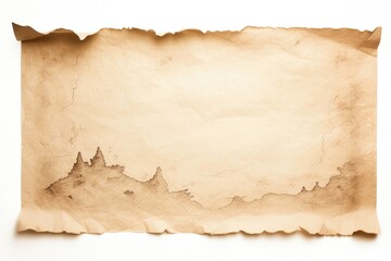 Antique parchment background, old paper, Generative AI
