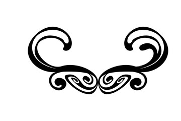 Wings Ornament Border With Transparent Background